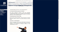 Desktop Screenshot of petermann.de